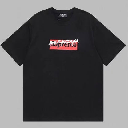 T-shirt imprimé rouge classique