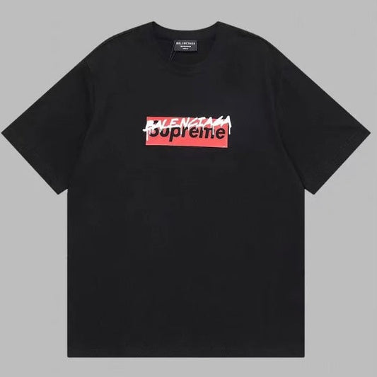T-shirt imprimé rouge classique