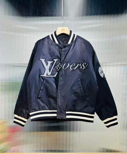 Modische Strass-Baseballjacke