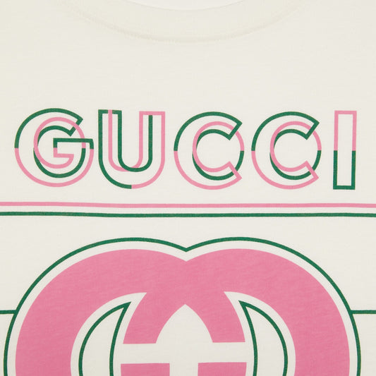 T-SHIRT rose imprimé vintage 