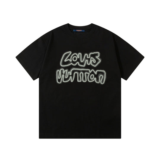 T-shirt imprimé en mousse à lettres