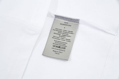 T-shirt à imprimé fantôme dégradé