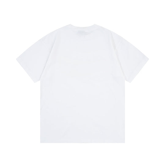 T-shirt à imprimé fantôme dégradé