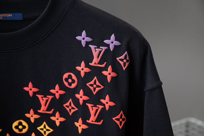 T-shirt imprimé dégradé presbyte