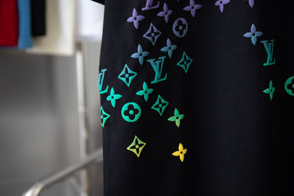T-shirt imprimé dégradé presbyte