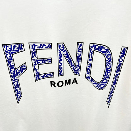 T-shirt bleu classique à imprimé lettre