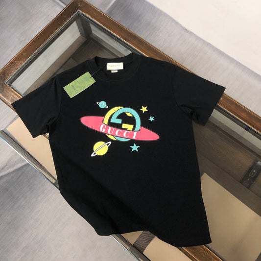 T-shirt imprimé Saturne de dessin animé