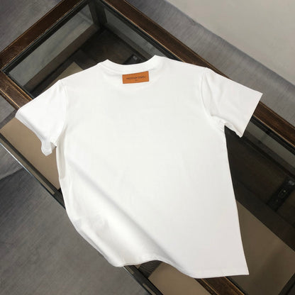 T-shirt imprimé contrasté noir et blanc