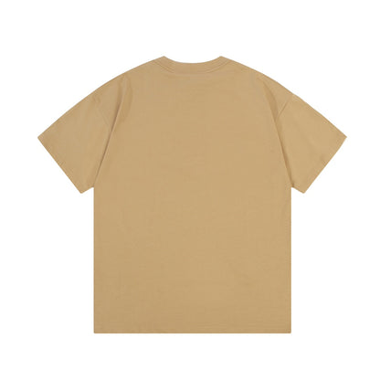 T-shirt imprimé classique marron