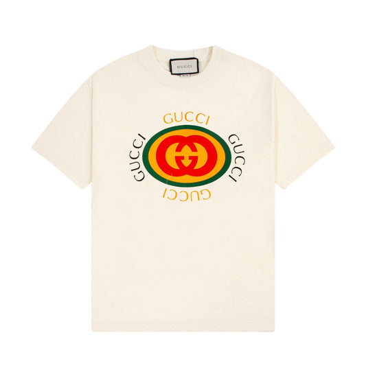 T-shirt imprimé classique beige