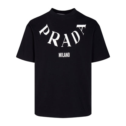 T-shirt à col imprimé