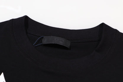 T-shirt à col imprimé