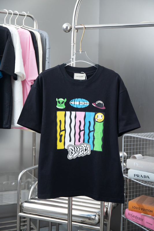 T-shirt imprimé dessin animé amusant