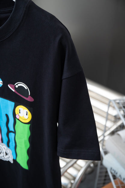 T-shirt imprimé dessin animé amusant