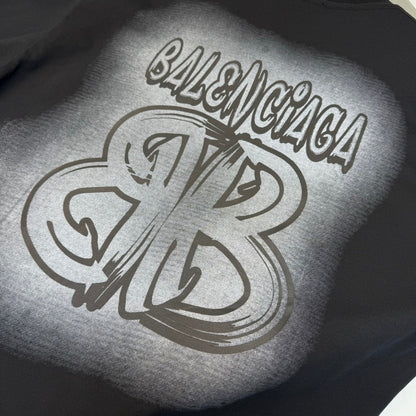 T-shirt imprimé peinture en aérosol