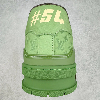 Baskets vertes imprimées en 3D