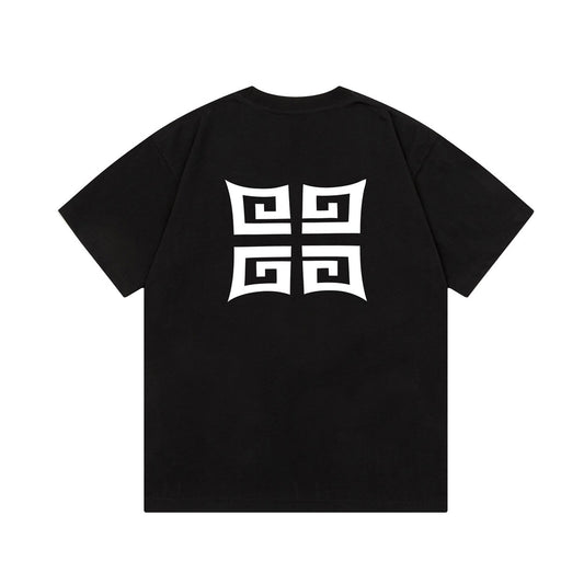T-shirt imprimé lettre dessinée à la main