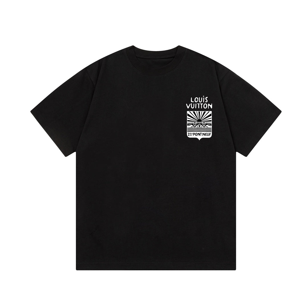T-shirt imprimé lettres simples