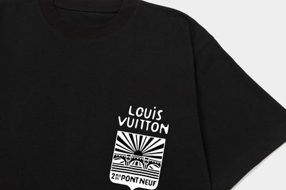 T-shirt imprimé lettres simples