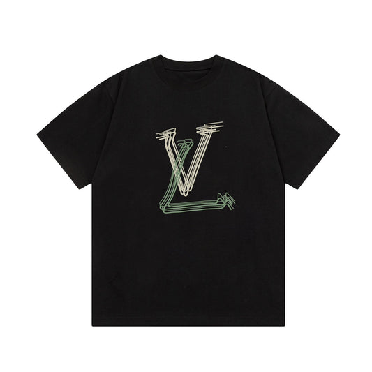 T-shirt imprimé courbe graffiti