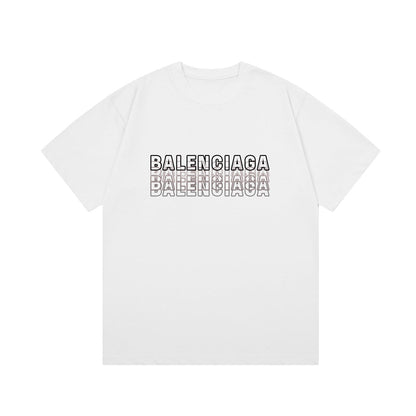 T-shirt imprimé lettres superposées