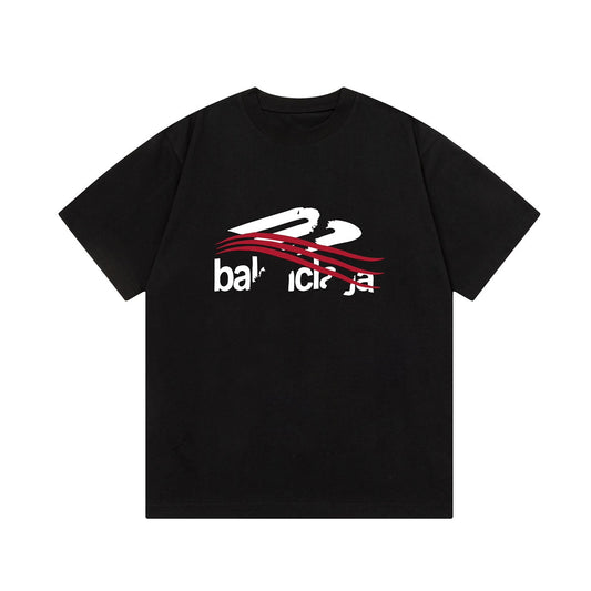 T-shirt imprimé graffiti incomplet