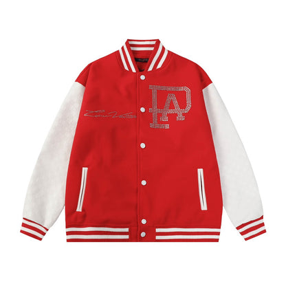 Neue Baseballjacke mit Perlen