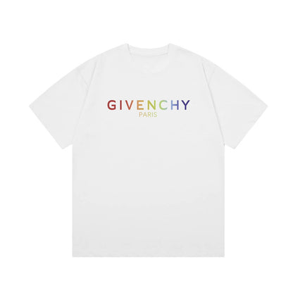 T-shirt lettres arc-en-ciel