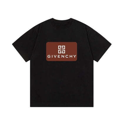 T-shirt imprimé lettre sur le panneau avant